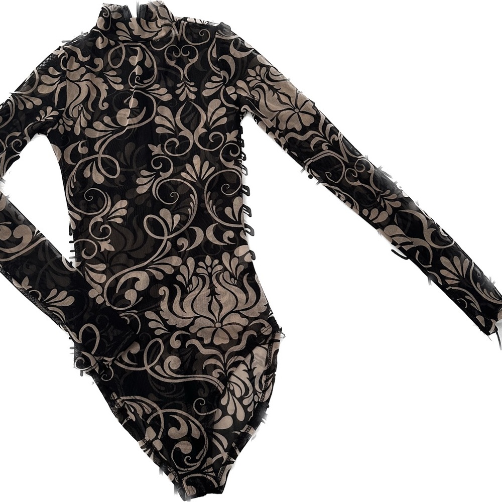 Turtleneck bodysuit